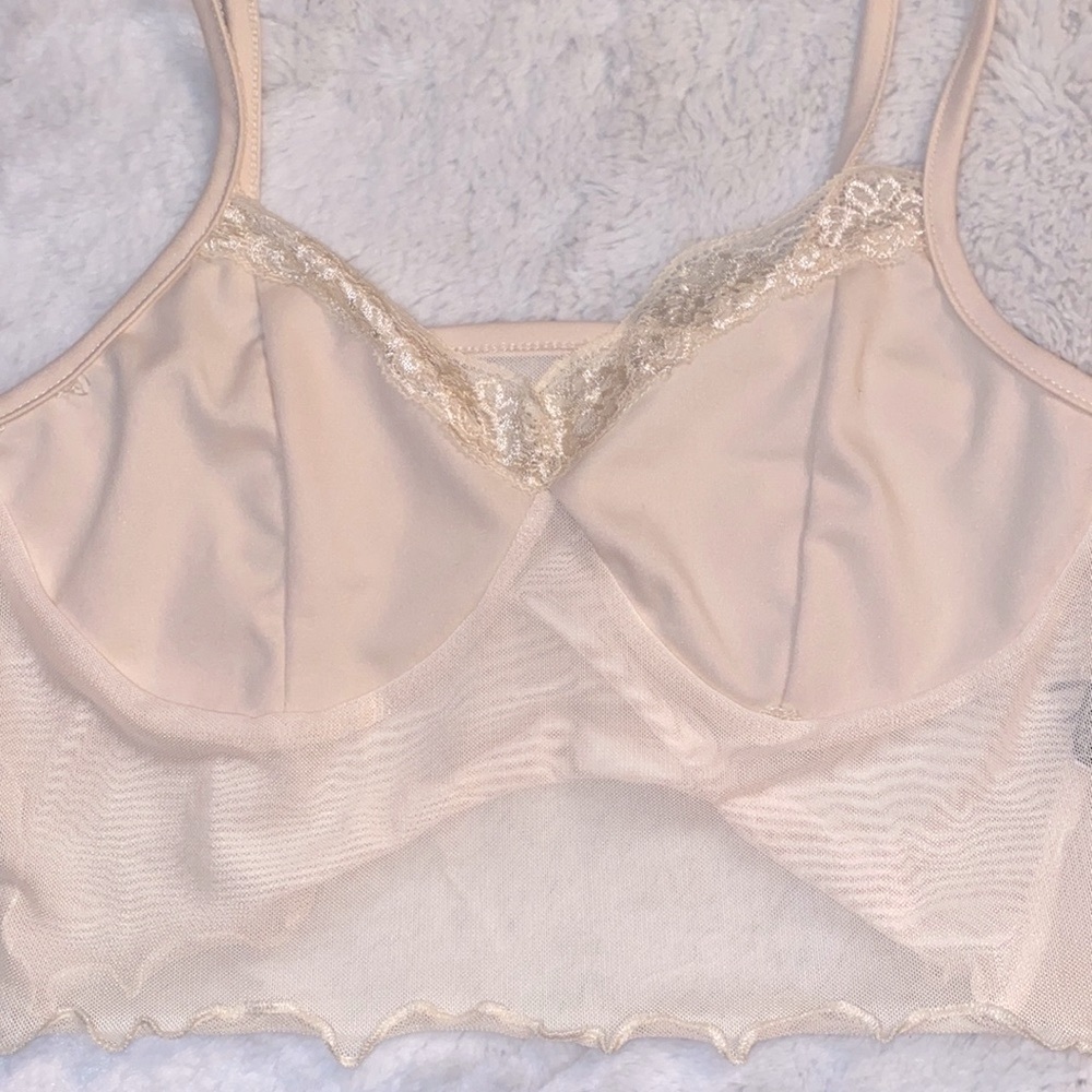 lace mesh top